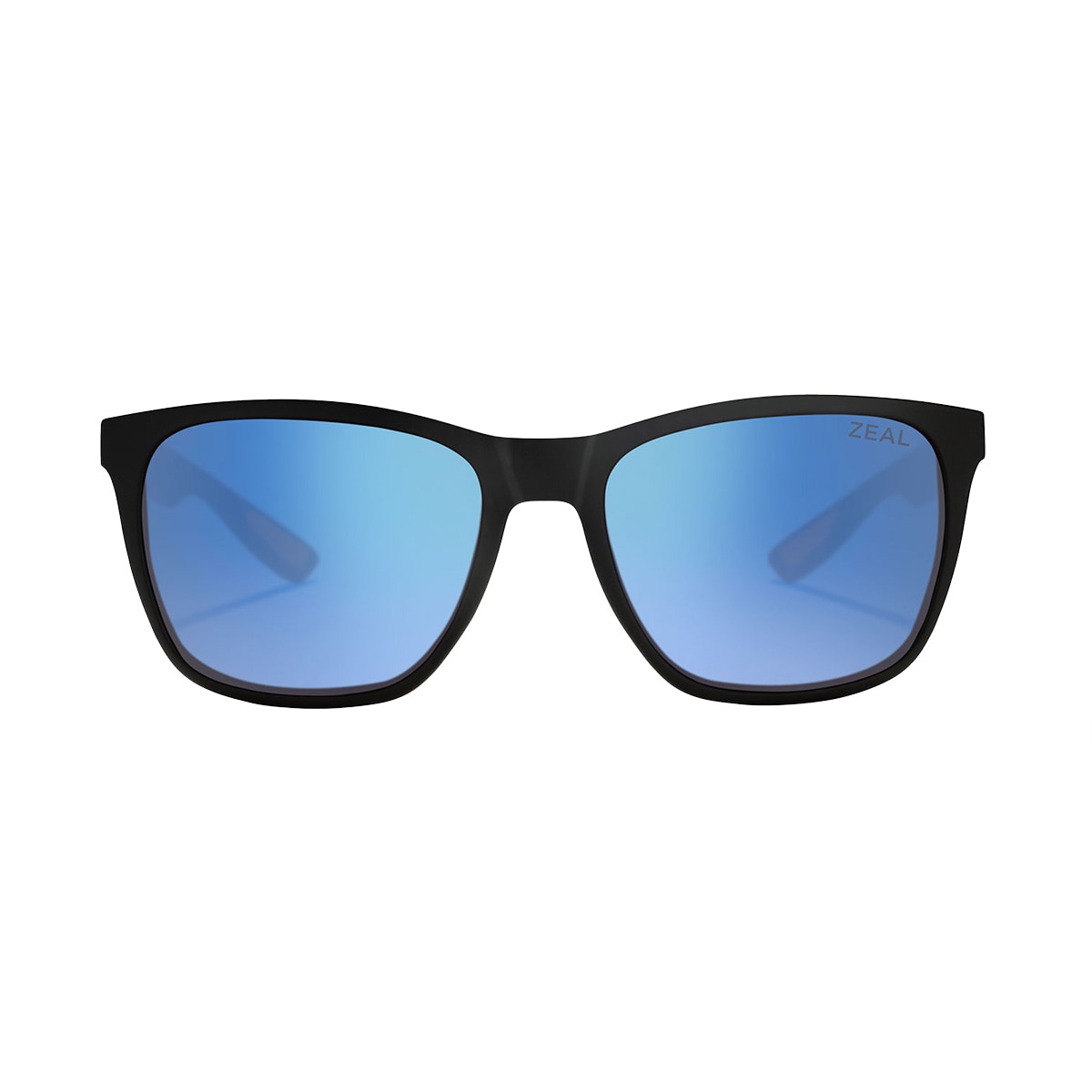 Zeal Fremont Sunglasses Polarized in Matte Black with Horizon Blue